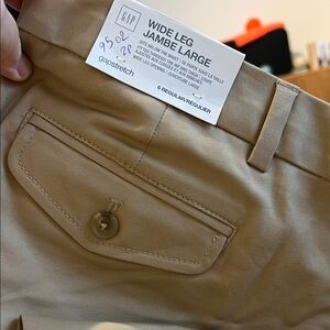 GAP Tan Wide Leg Pants